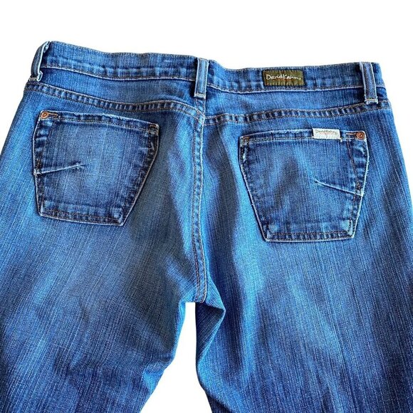 David Kahn Heidi‎ Cropped Capri Jeans Women's Sz 30 Beachy Coastal Hipster - Picture 6 of 12